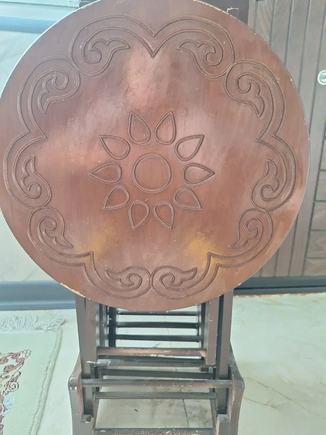 میز عسلی تاشو|مبلمان خانگی و میز عسلی|فولادشهر, A4|دیوار