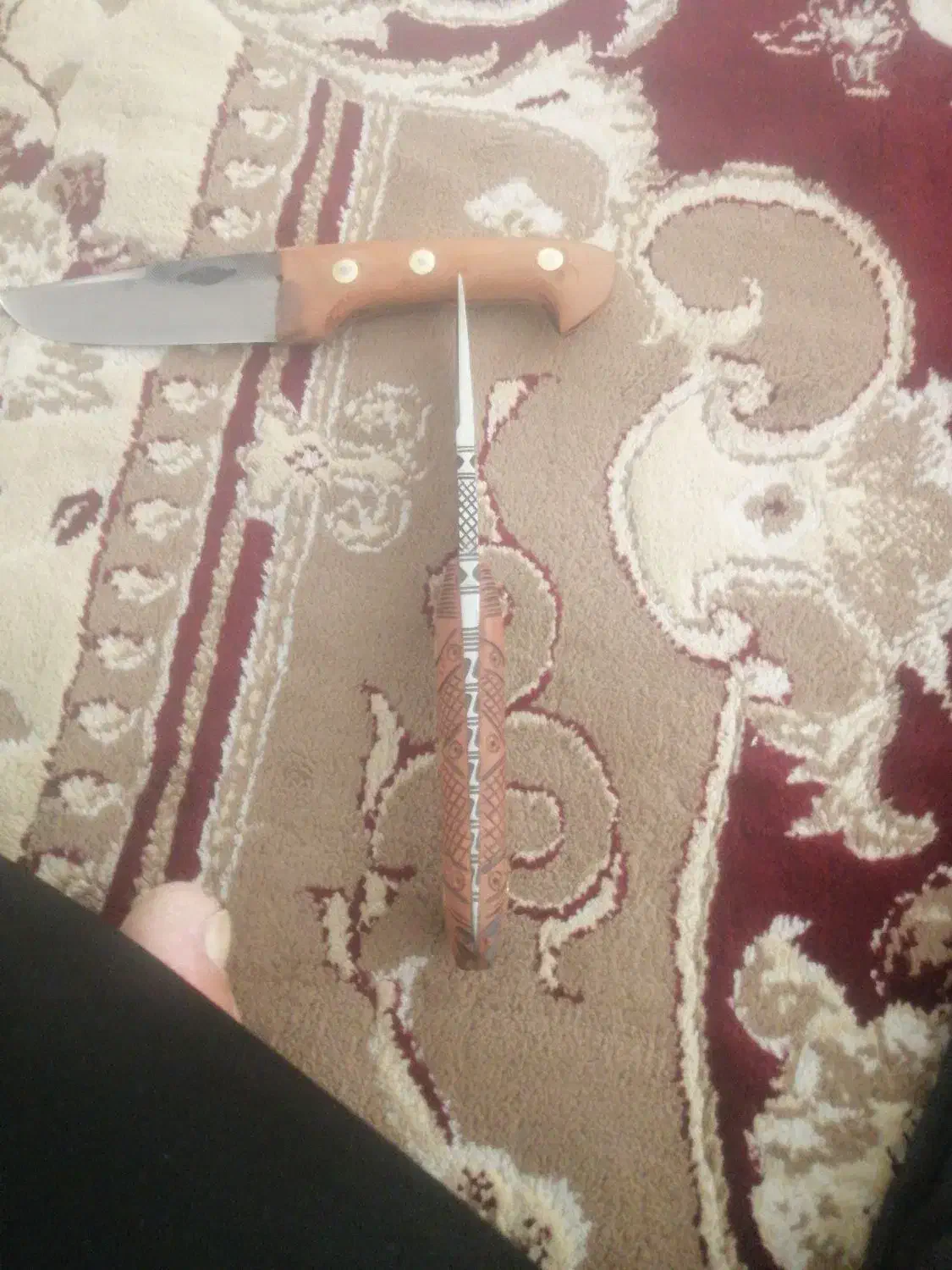 چاقو از جنس سوهان|صنایع دستی و سایر لوازم تزئینی|قم, نیروگاه|دیوار