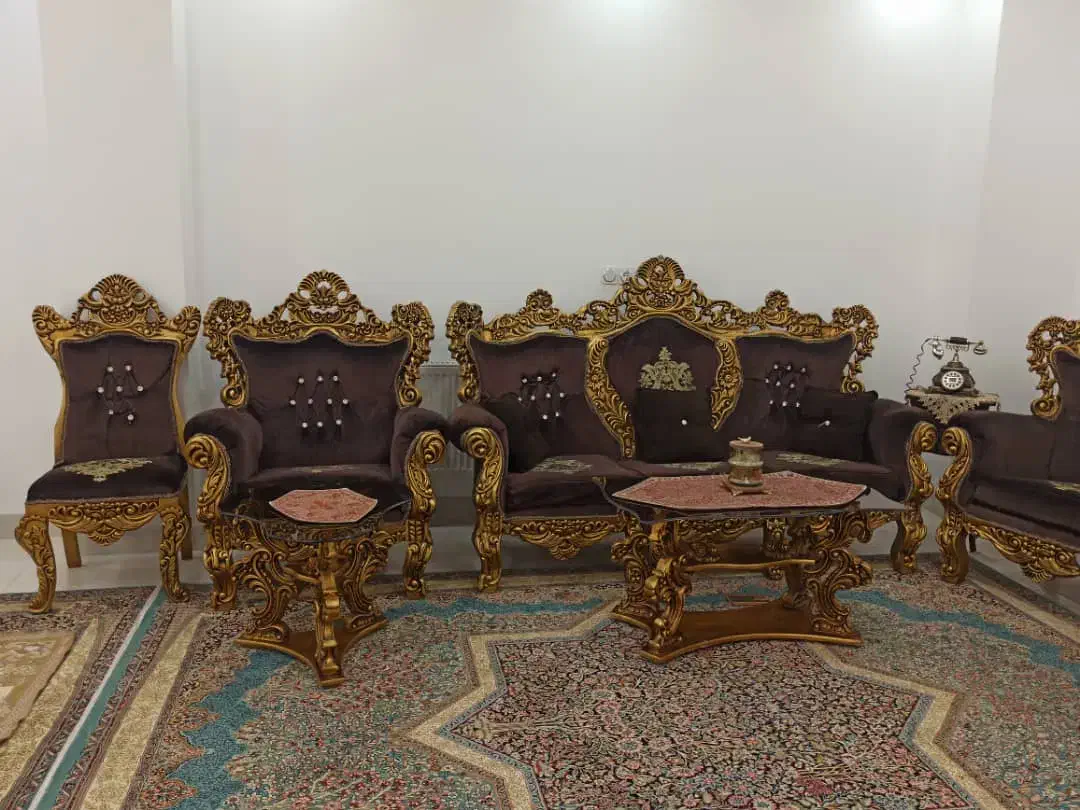 مبل سلطنتی|مبلمان خانگی و میز عسلی|سیرجان, |دیوار