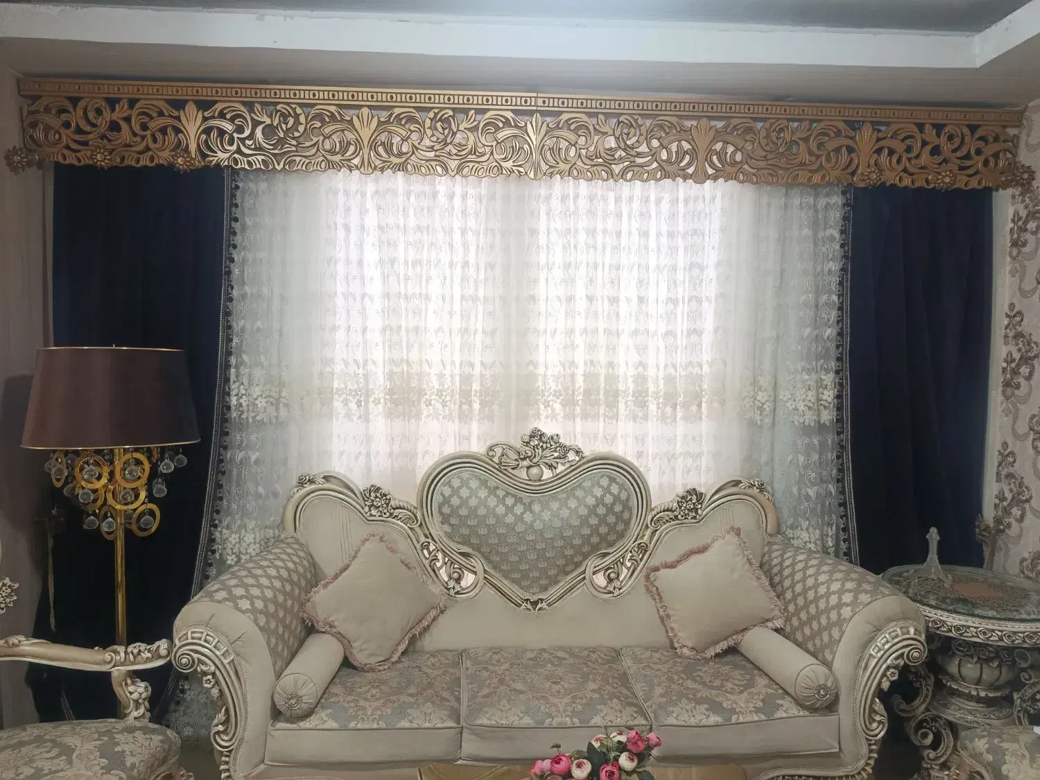 پرده سالم|پرده، رانر، رومیزی|ماهدشت, |دیوار