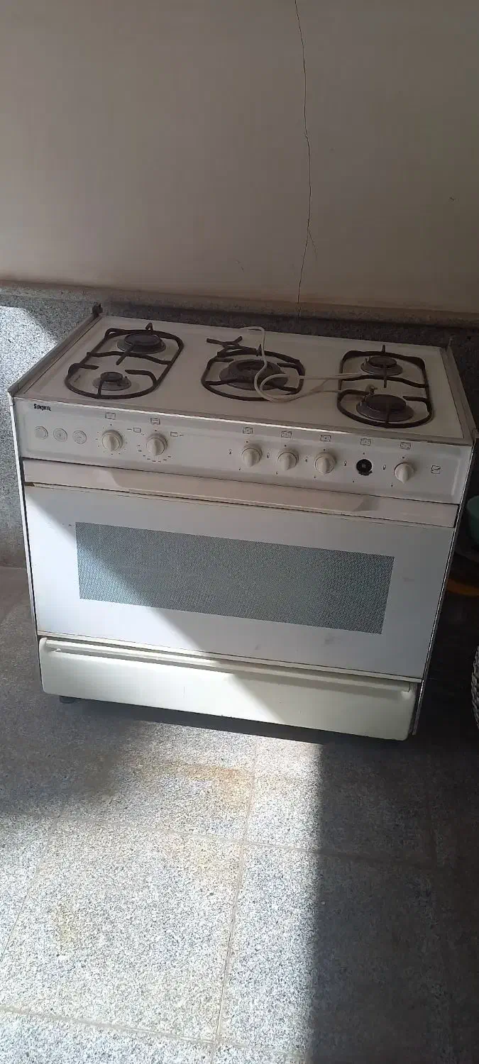 اجاق گاز فردار ۵ شعله سینجر گاز|اجاق گاز و لوازم برقی پخت‌وپز|نیشابور, شهرک ولیعصر|دیوار