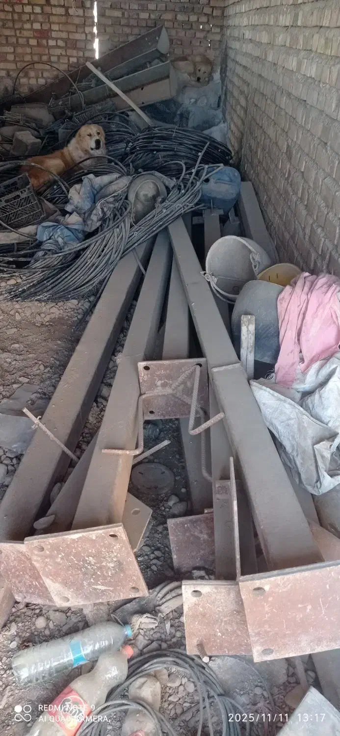 ستون وصفحه بهمراه قوطی نبشی|مصالح و تجهیزات ساختمان|فیروزه, |دیوار