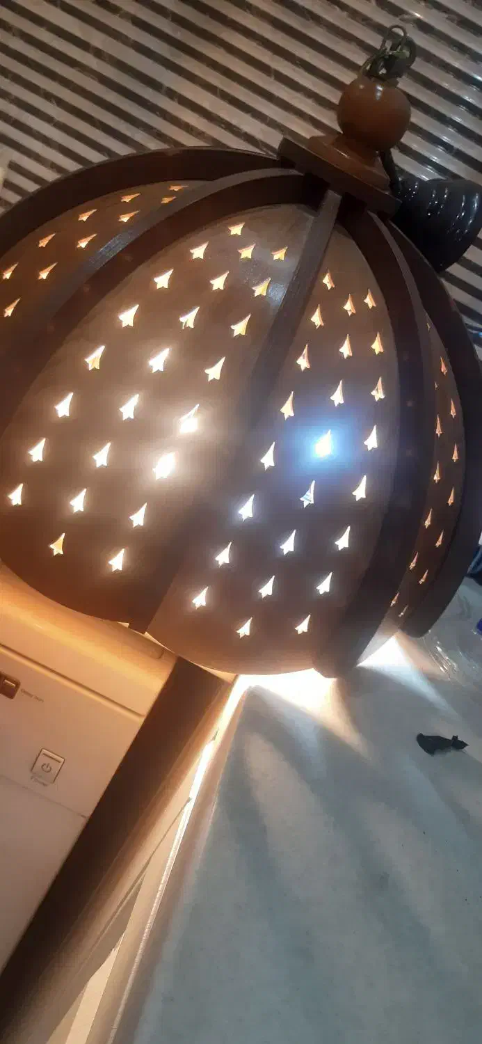 یک جفت لوستر ۳ شاخه در حد نو نو|لوستر و چراغ آویز|تهران, نیروی هوایی (پیروزی)|دیوار