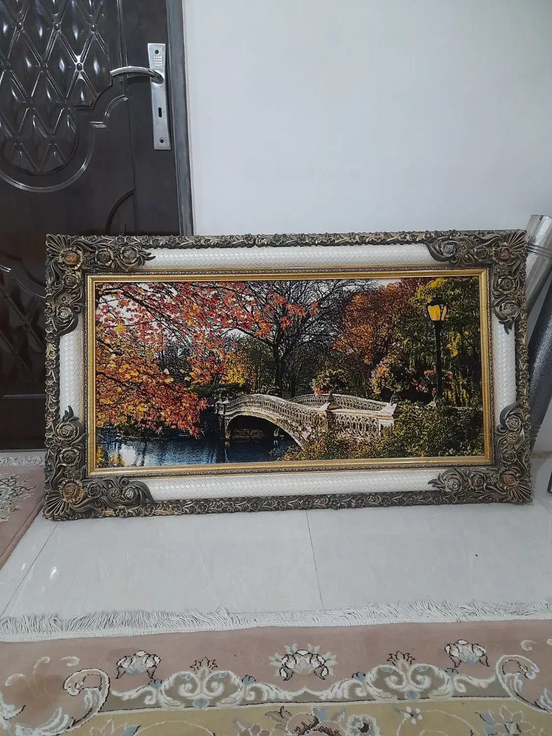 تابلو فرش منظره شیک مناسب جهیزیه|تابلو فرش|مشهد, طبرسی شمالی|دیوار