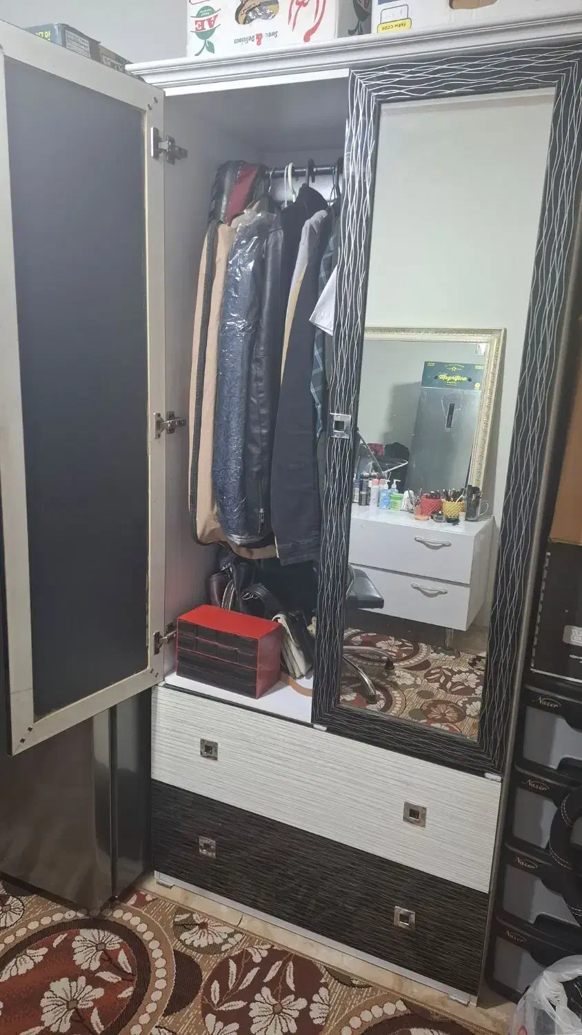 کمد لباس MDF|جاکفشی، کمد، دراور|سمنان, |دیوار