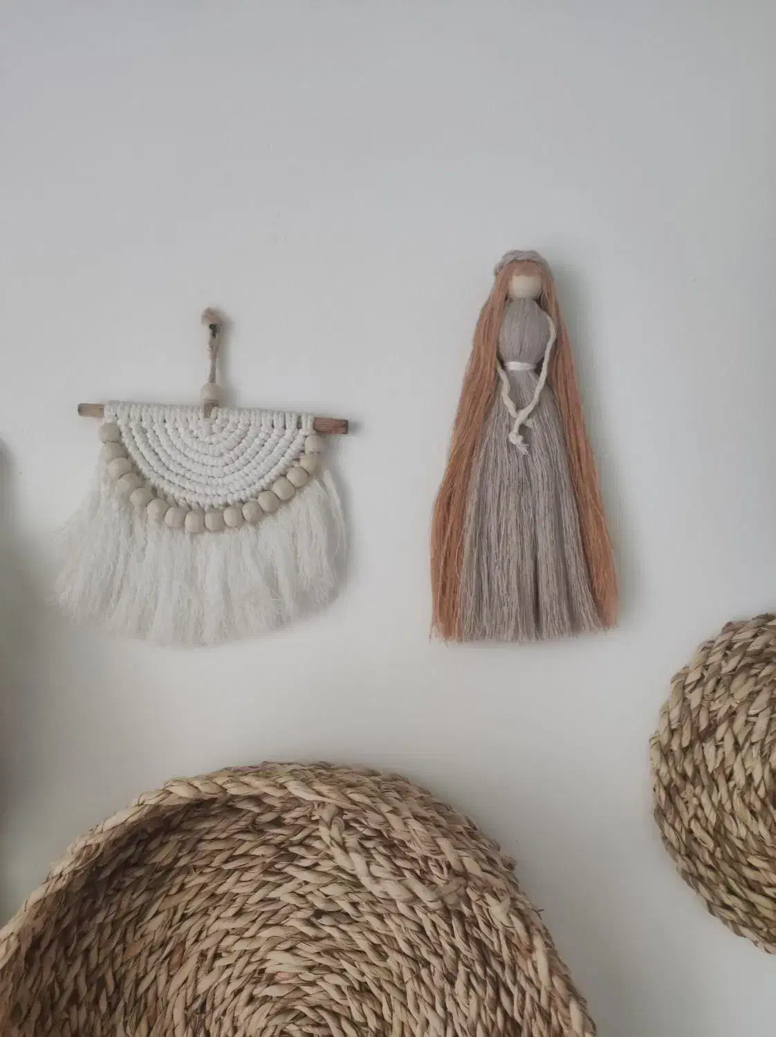 انواع اباژور و دکوریجات مکرومه و رافیا|صنایع دستی و سایر لوازم تزئینی|فردیس, ثابتی|دیوار