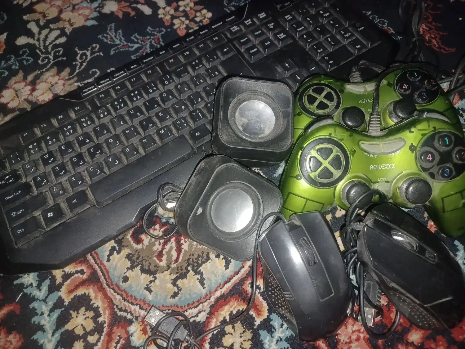 کیبورد دسته باند دو عدد موس|قطعات و لوازم جانبی رایانه|کرمان, |دیوار