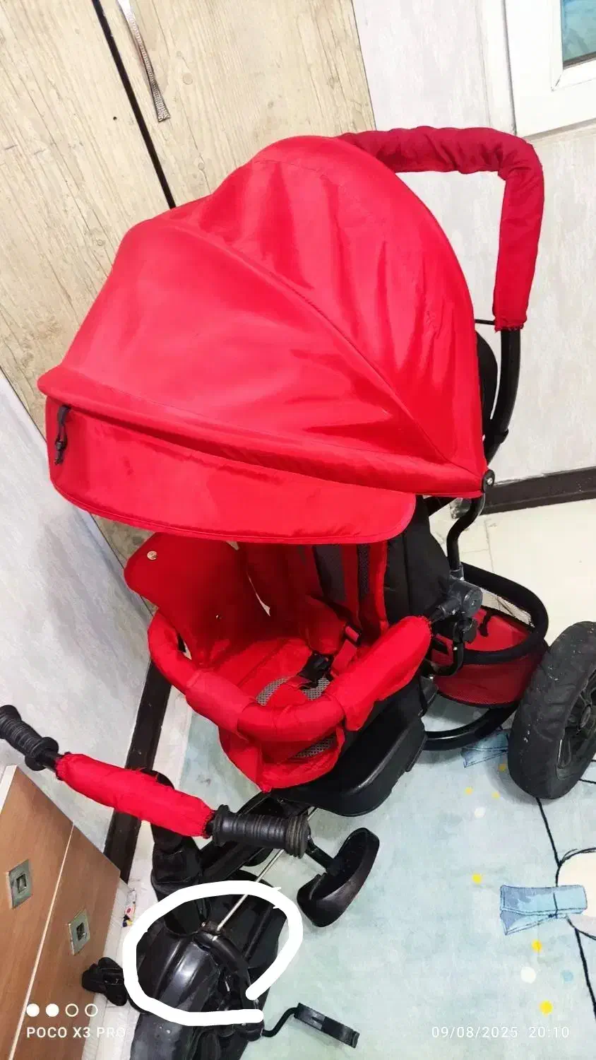 سه چرخه تاشو در حد نو|دوچرخه، اسکیت، اسکوتر|شهریار, شهرک وائین|دیوار