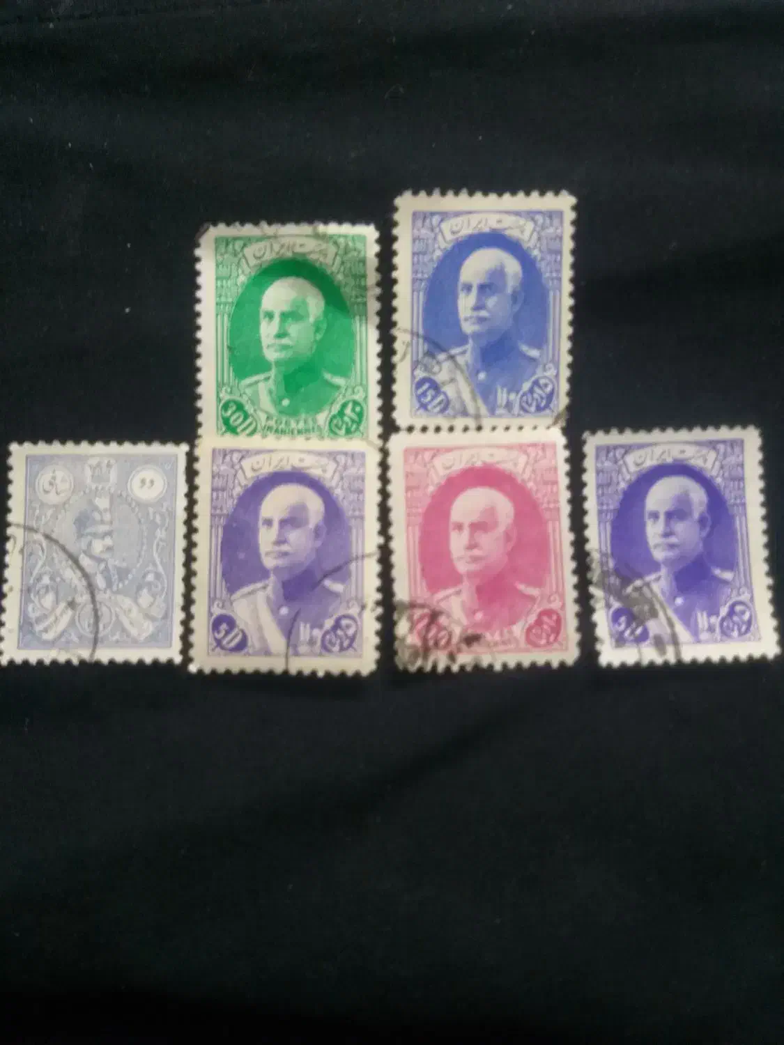 ۴۲۵ قطعه تمبر نفیس رضا شاه پهلوی|کلکسیون سکه، تمبر، اسکناس|تهران, بوستان ولایت|دیوار