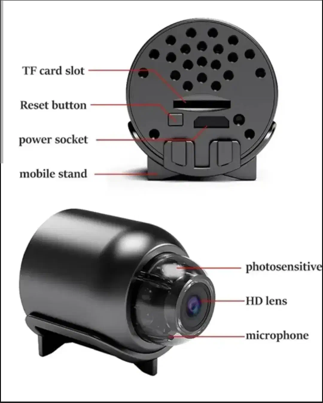 دوربین کپسولی هوشمند مدل Xunujrtu|دوربین مداربسته|آشخانه, |دیوار