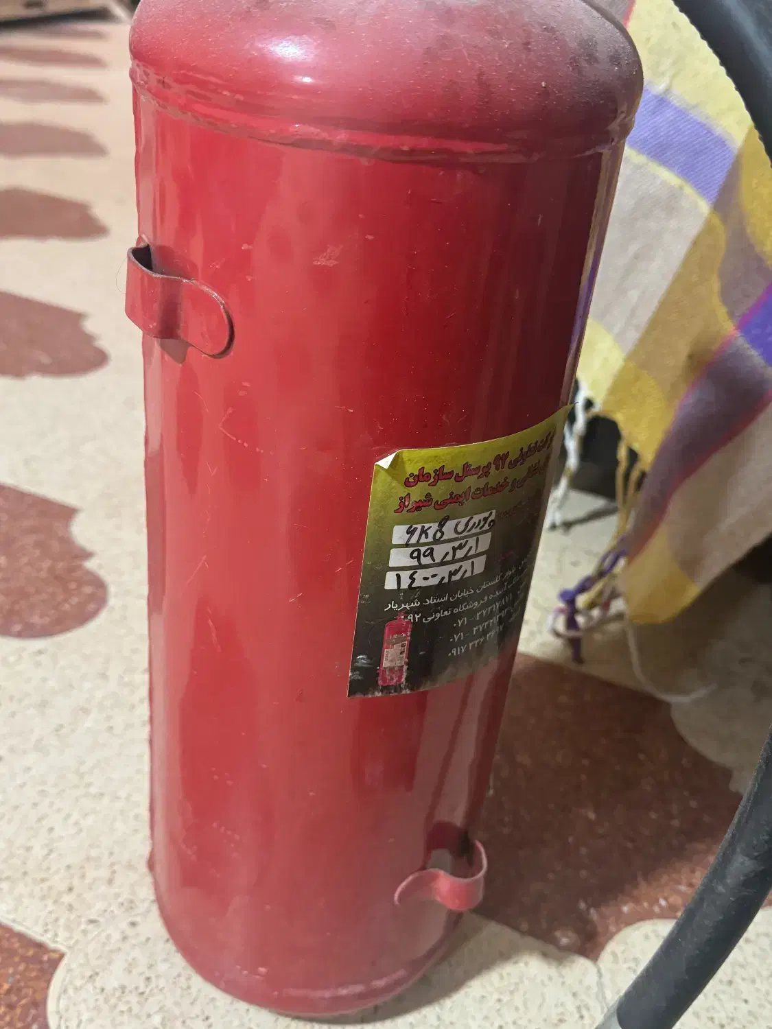 کپسول آتش نشانی|مصالح و تجهیزات ساختمان|شیراز, شهرک ایثار|دیوار