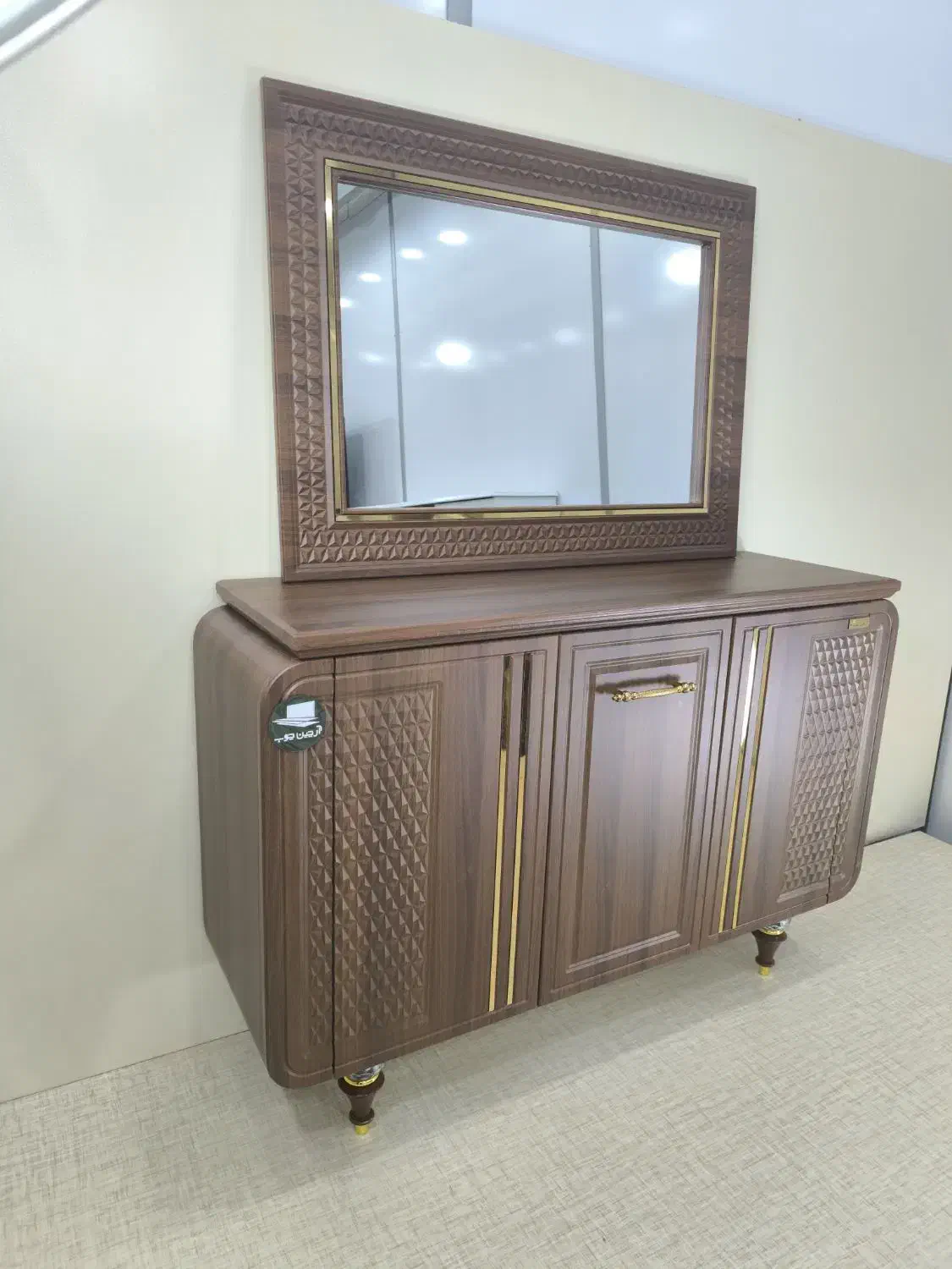 آئینه و کنسول کریستال|بوفه، ویترین، کنسول|اراک, |دیوار