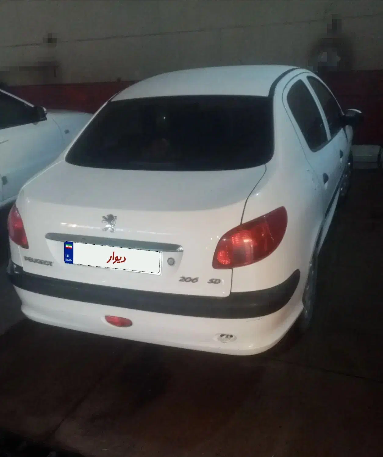 سواری 206 اس دی وی 8 tu5بی رنگ|خودرو سواری و وانت|زنجان, |دیوار