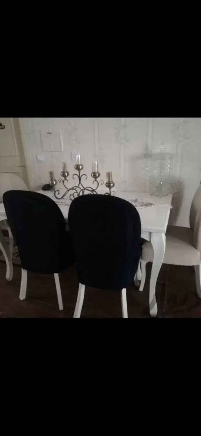 میزغذاخوری 6نفره|میز و صندلی غذاخوری|مشکیندشت, |دیوار