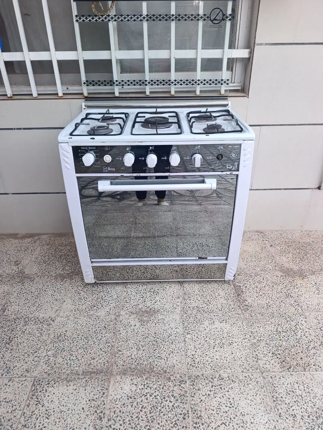 اجاق گاز طرح فر آرتا پنج شعله|اجاق گاز و لوازم برقی پخت‌وپز|لوشان, |دیوار