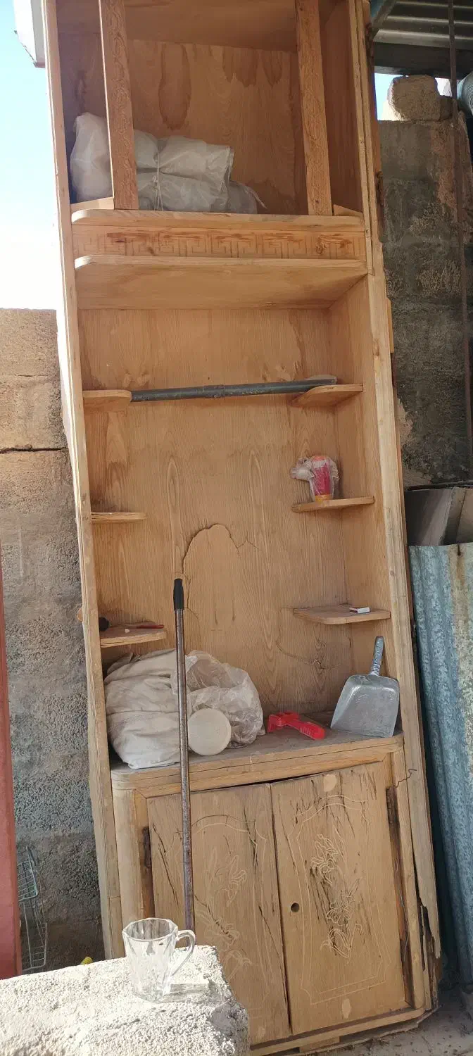 کمد مناسب باغ (چوب روسی)|جاکفشی، کمد، دراور|تیران, |دیوار