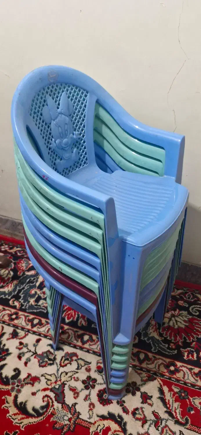 صندلی کودک میز کودک صندلی پلاستیکی|صندلی و نیمکت|شیراز, شهرک گلستان|دیوار