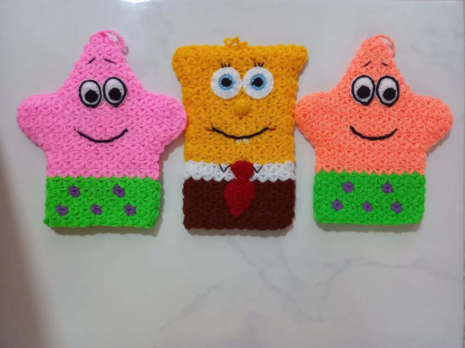 لیف بافتنی عروسکی و فانتزی(تک و عمده)|لوازم حمام|مشهد, حضرت حجت|دیوار