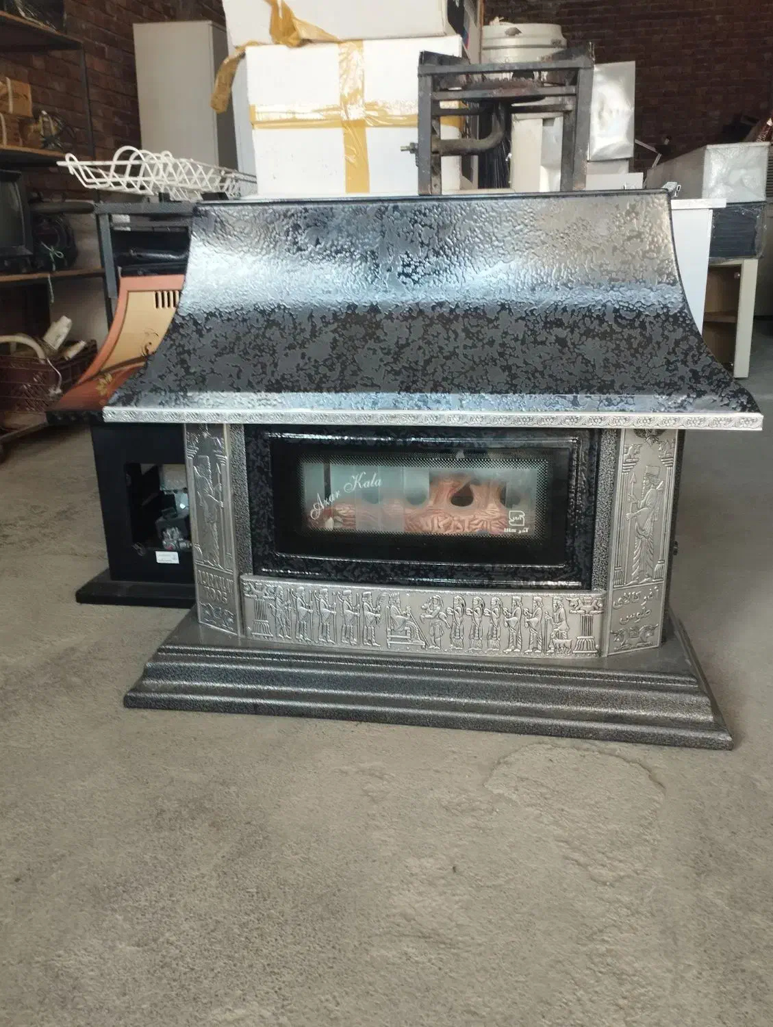 بخاری شومینه|بخاری، هیتر، شومینه|نقده, |دیوار