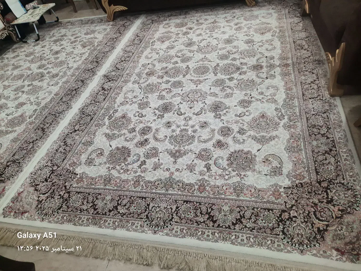 یک جفت فرش ۶متری ۱۲۰۰شانه|فرش|خرمشهر, |دیوار