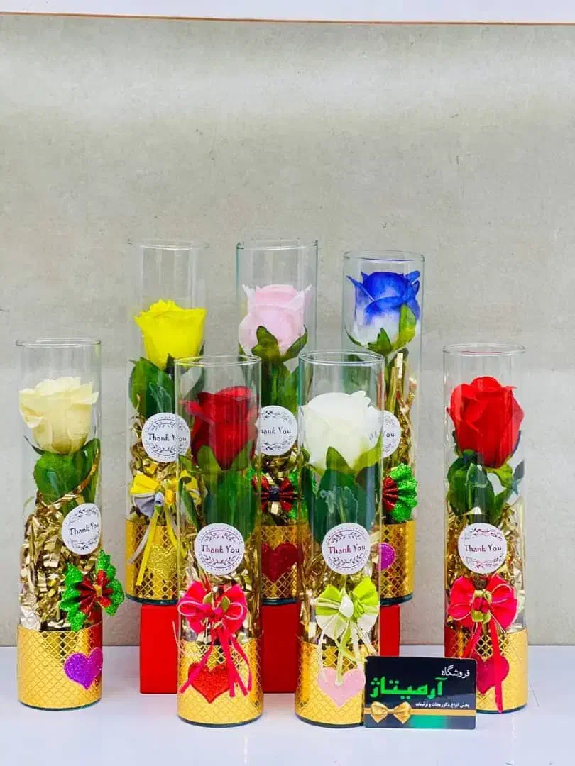 انواع شیشه گل بمناسبت روز مادر  روز زن (تک و عمده)|گل مصنوعی|اهواز, پادادشهر|دیوار