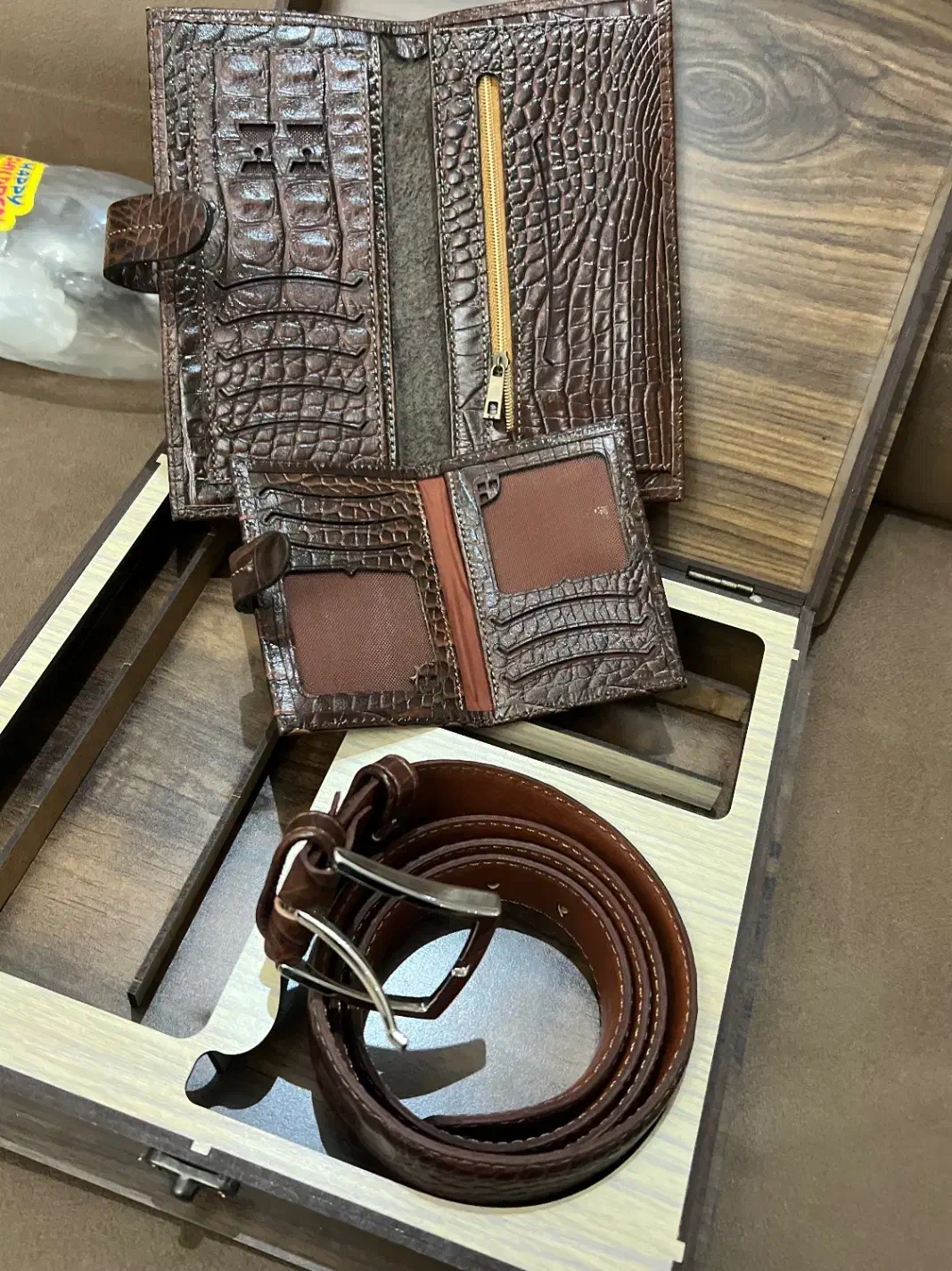 ست مردانه چرم تبریز|کیف، کفش، کمربند|تهران, دریان‌نو|دیوار