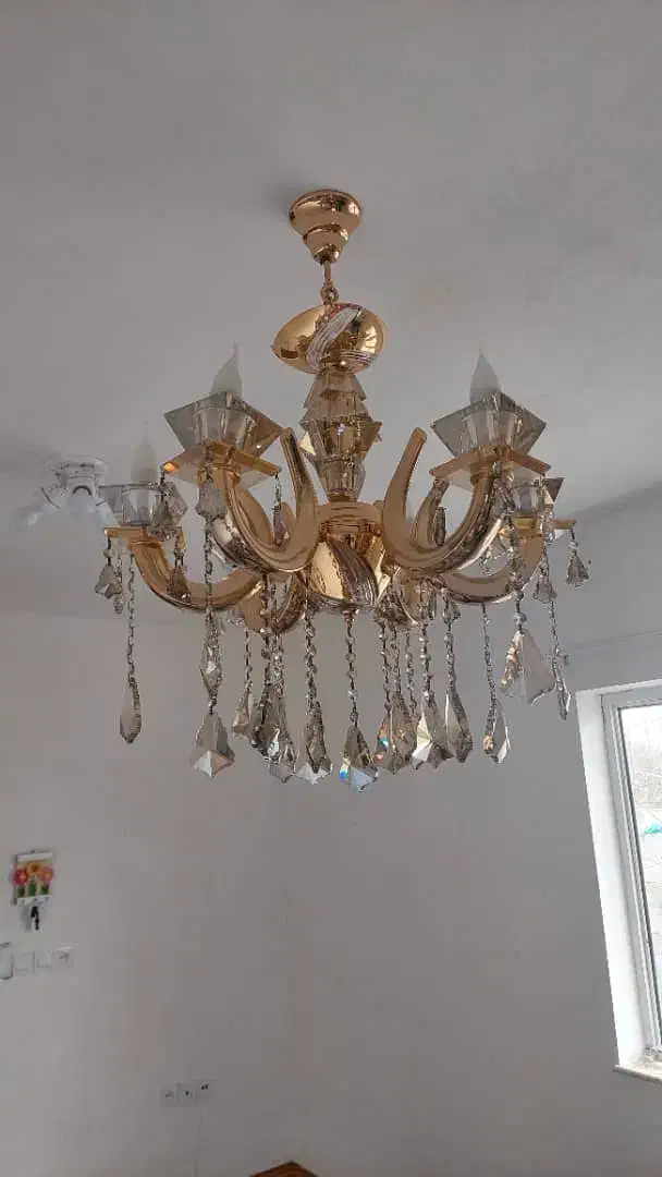 لوستر|لوستر و چراغ آویز|لشت نشا, |دیوار