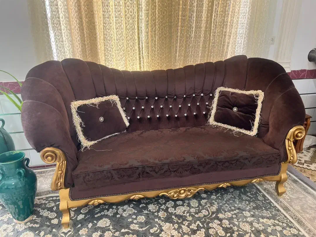 مبل ۸نفره|مبلمان خانگی و میز عسلی|آباده, |دیوار