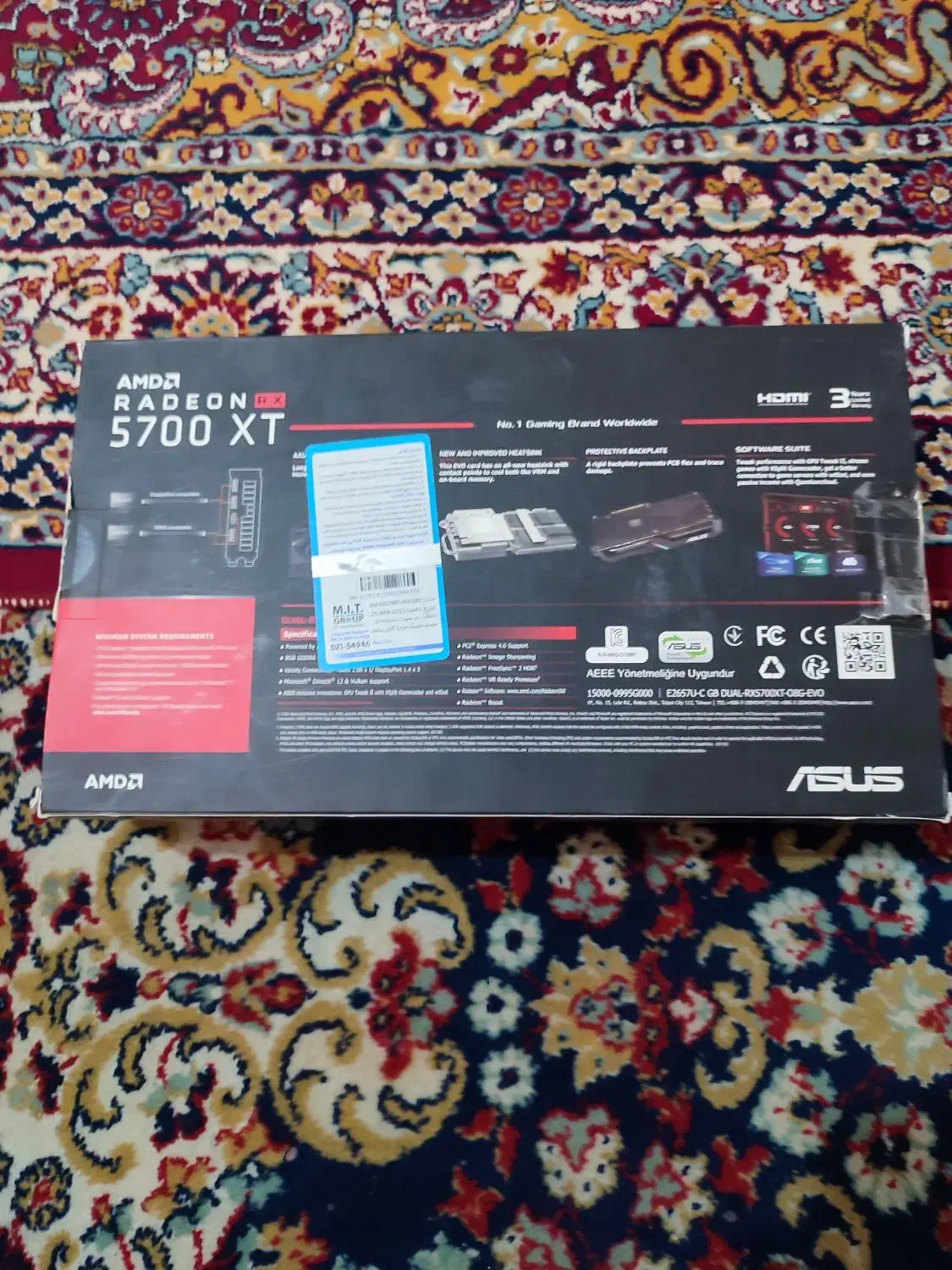 کارت گرافیک amd مدل asus rx 5700 xt|قطعات و لوازم جانبی رایانه|ایذه, |دیوار