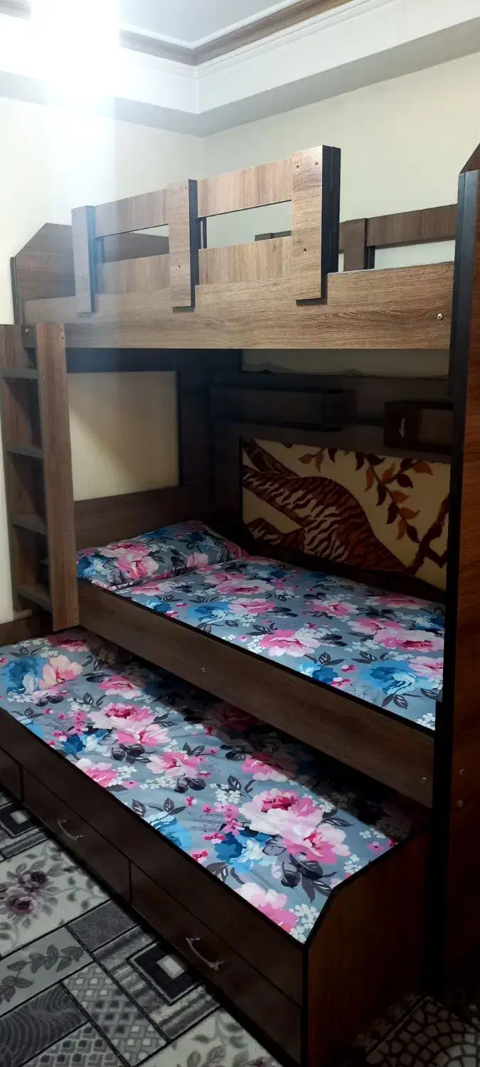 فروش تخت خواب سه طبقه بدون تشک|تخت و سرویس خواب|تهران, هفت چنار|دیوار