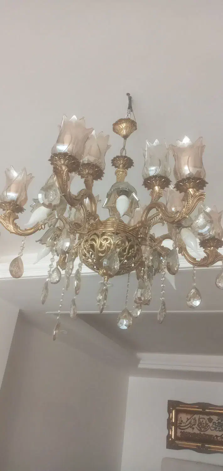 لوستر|لوستر و چراغ آویز|پاکدشت, پاکدشت (مامازند)|دیوار