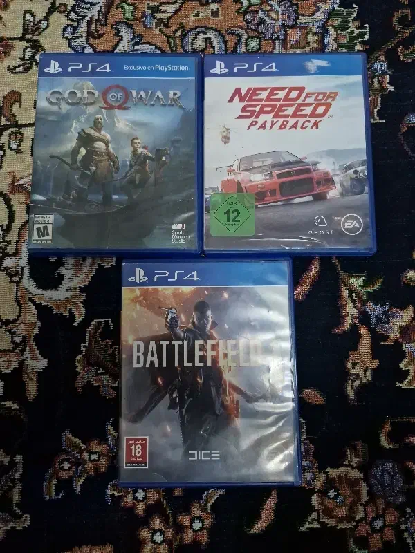god of war 2018/battlefield 1/NFS payback|کنسول، بازی ویدئویی و آنلاین|تهران, جیحون|دیوار
