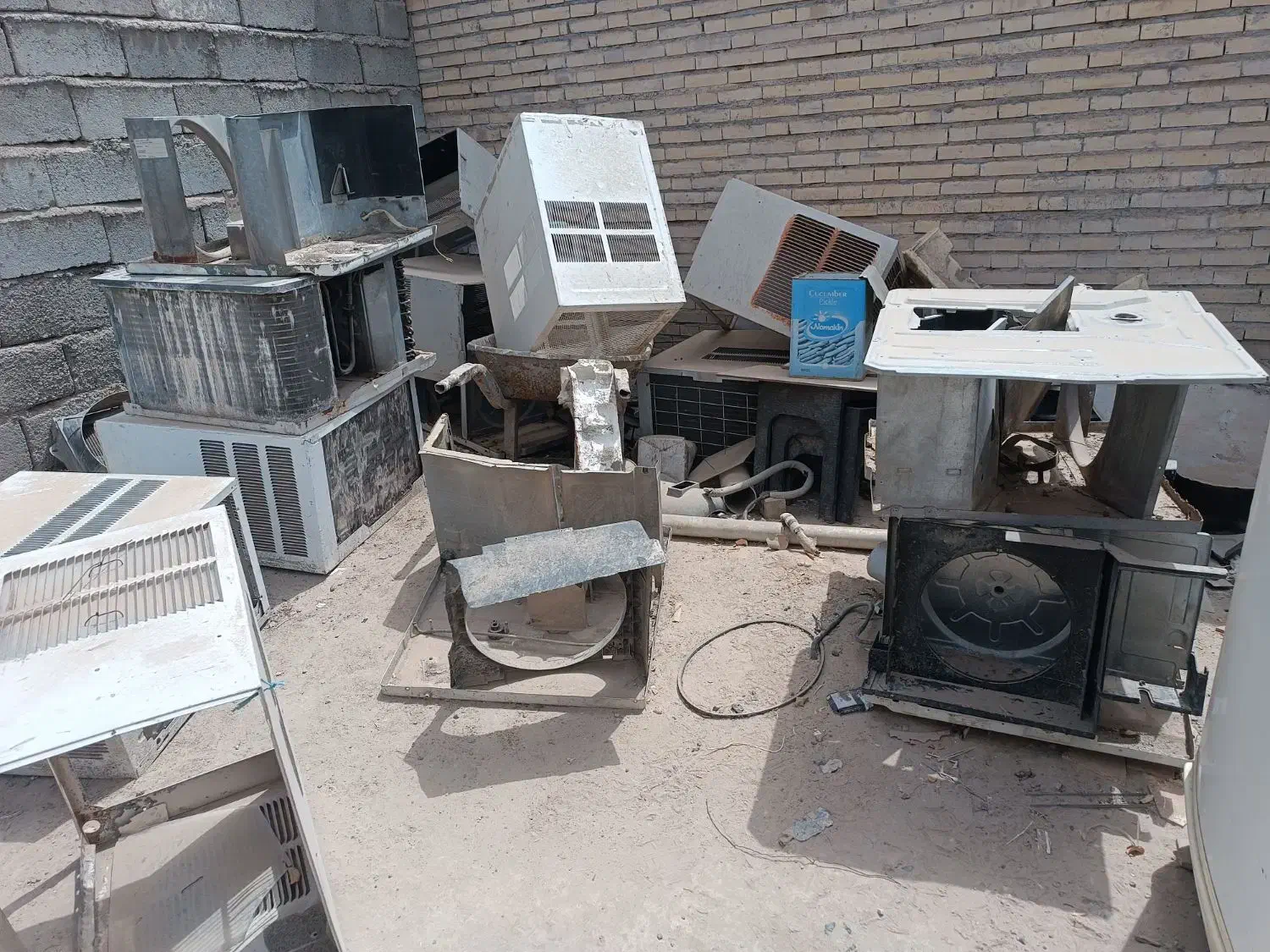 فروش وخریدارکلرگازی موتور سوخته وخراب|کولر گازی و فنکوئل|جیرفت, |دیوار