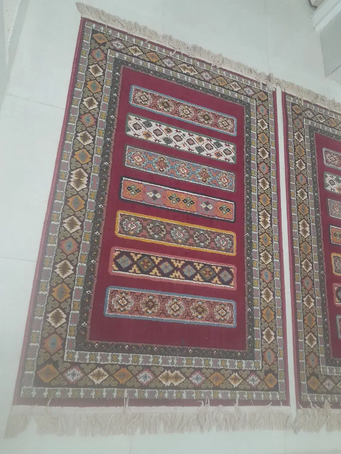 دو عدد قالیچه|گلیم، جاجیم، گبه|شیراز, حجت آباد|دیوار