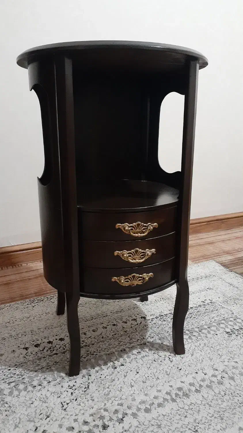 میز تلفن تمام چوب،قاب عکس،ساعت،آباژور و آیینه|میز تلفن|شیراز, کاراندیش|دیوار