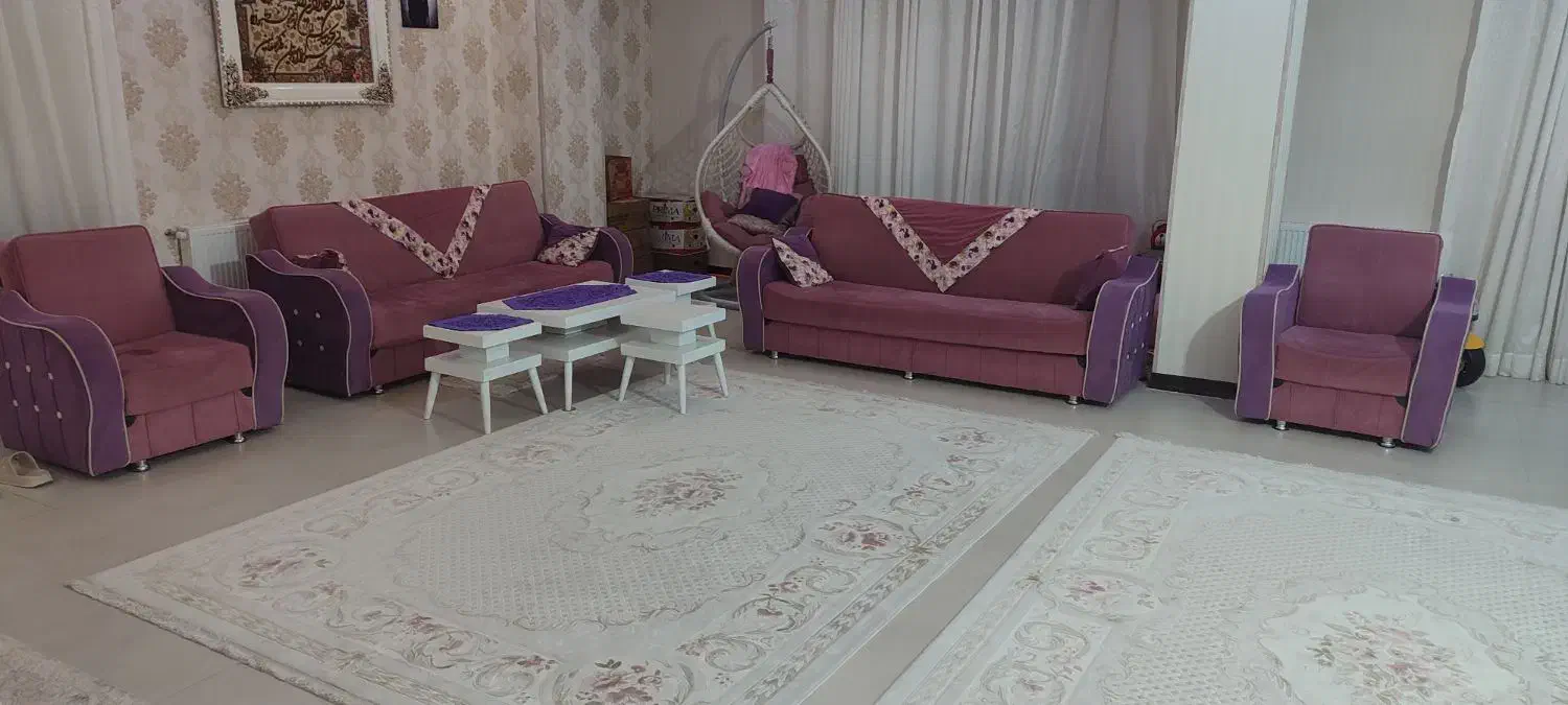 مبل هشت نفره باکس دارتخت شوومیزغذاخوری6نفرمیز عسلی|مبلمان خانگی و میز عسلی|مشگین شهر, |دیوار