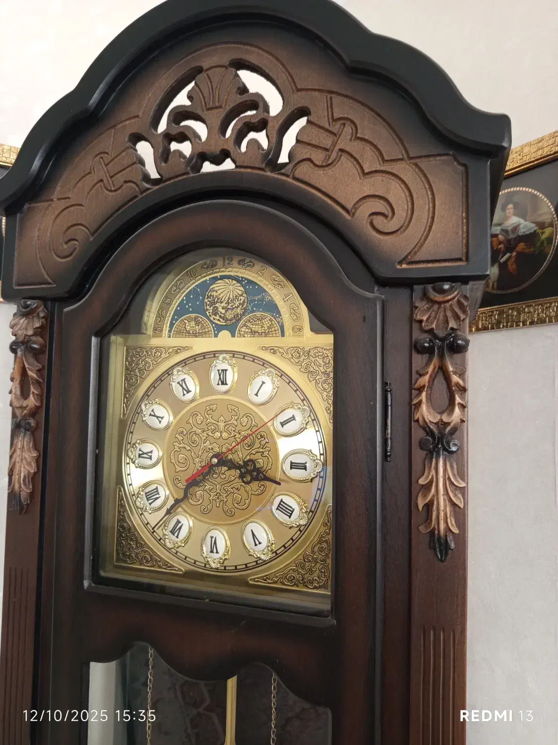 ساعت ایستاده تمام چوب|صنایع دستی و سایر لوازم تزئینی|تهران, امیریه|دیوار