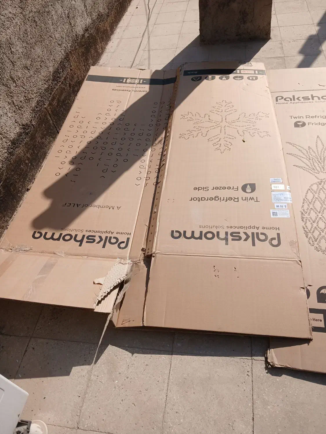 کارتن یخچال دو قلو پاکشوما|ابزارآلات|اسلامشهر, شهرک سعیدیه|دیوار