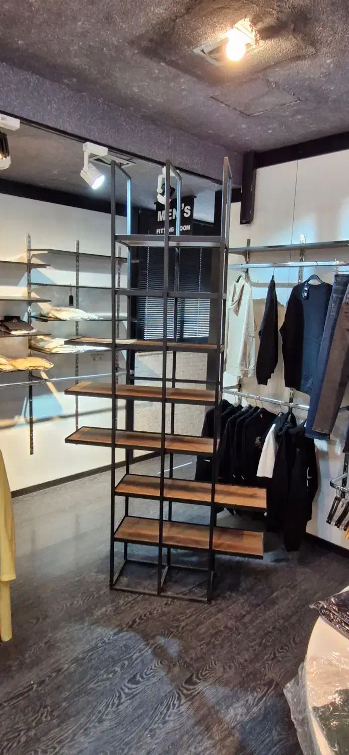 قفسه آهنی سنگین و محکم|کتابخانه، شلف، قفسههای دیواری|شیراز, دکتر حسابی|دیوار