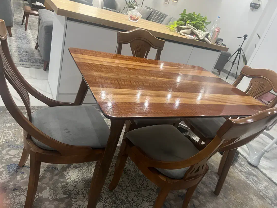 میزو صندلی ناهار خوری چهار نفره|میز و صندلی غذاخوری|آمل, |دیوار