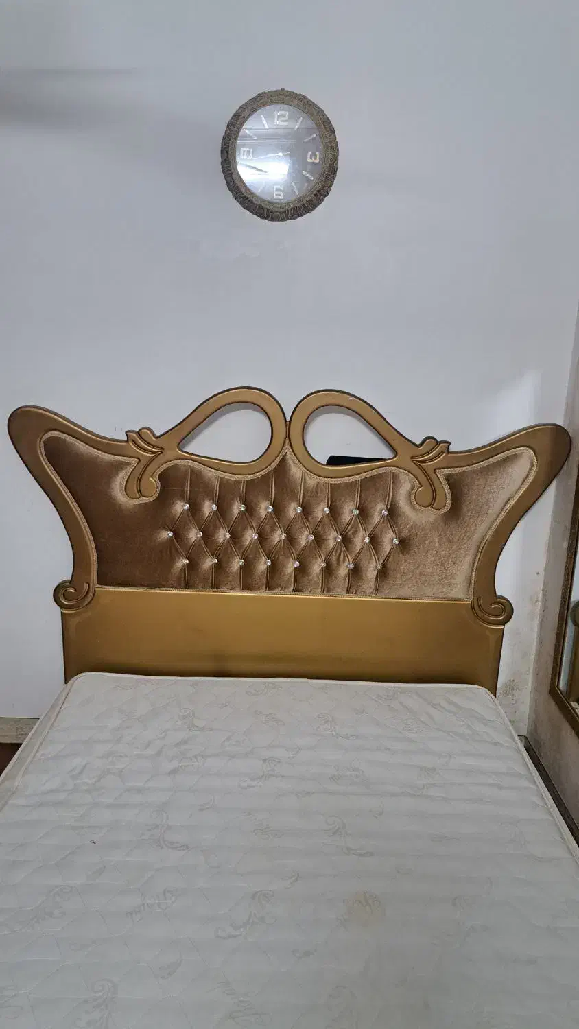 تخت خواب 2نفر جنس عالی|تخت و سرویس خواب|گمیشان, |دیوار