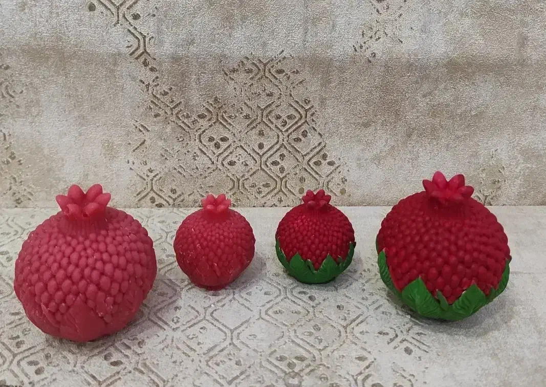 گیفت یلدا انار شمع و سنگی|صنایع دستی و سایر لوازم تزئینی|بیرجند, |دیوار