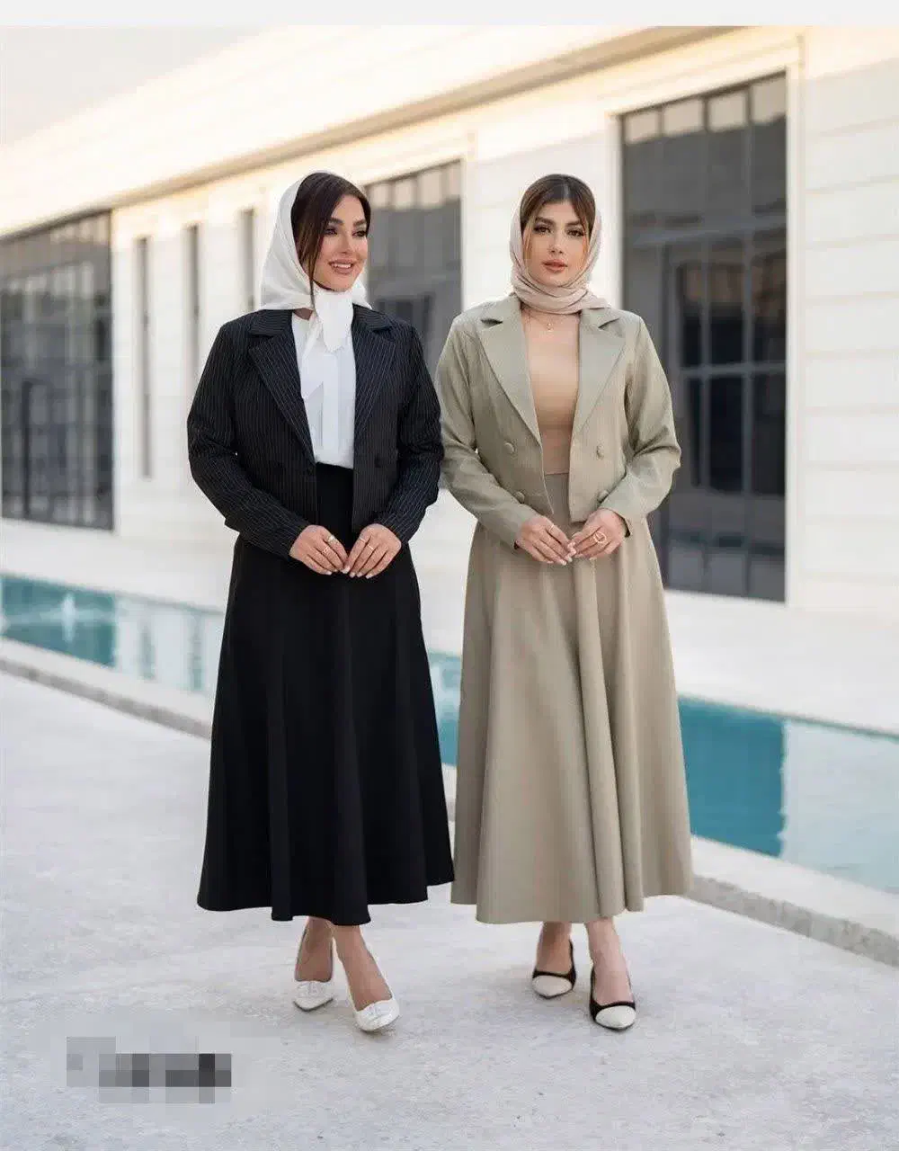 ست کت دامن|لباس|مشکیندشت, |دیوار