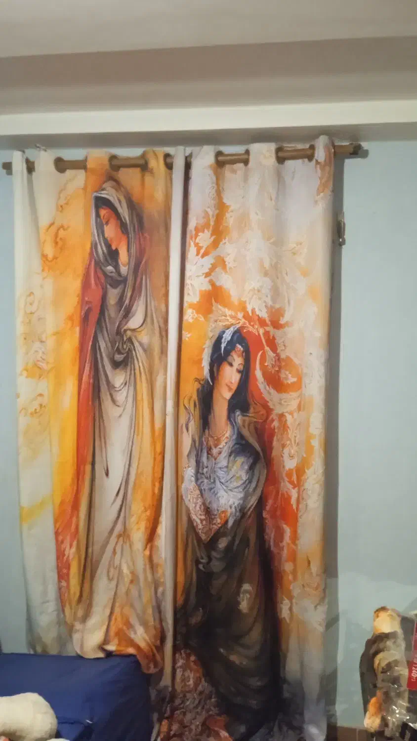 پرده مناسب جهیزیه پاکدشت|پرده، رانر، رومیزی|تهران, خاوران|دیوار