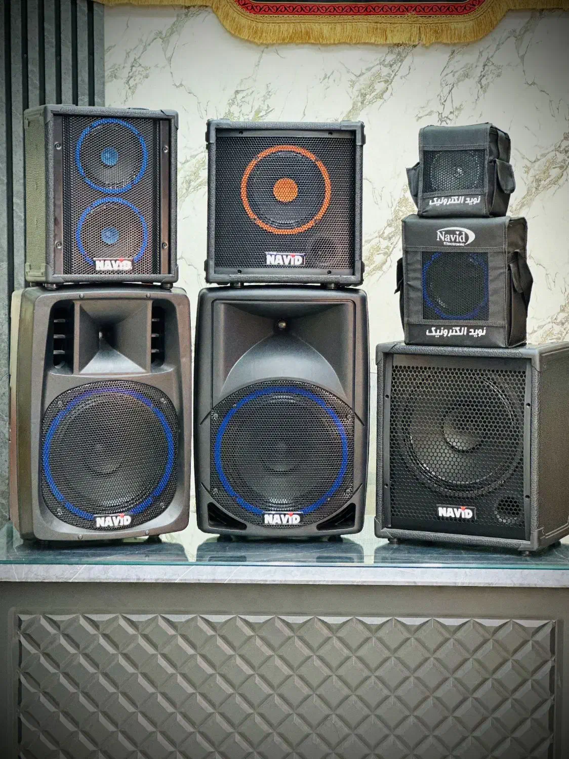 اکوهمراه نویدالکترونیک میکروفن باند اسپیکر مداحی|پخشکننده همراه|قم, چهار مردان|دیوار