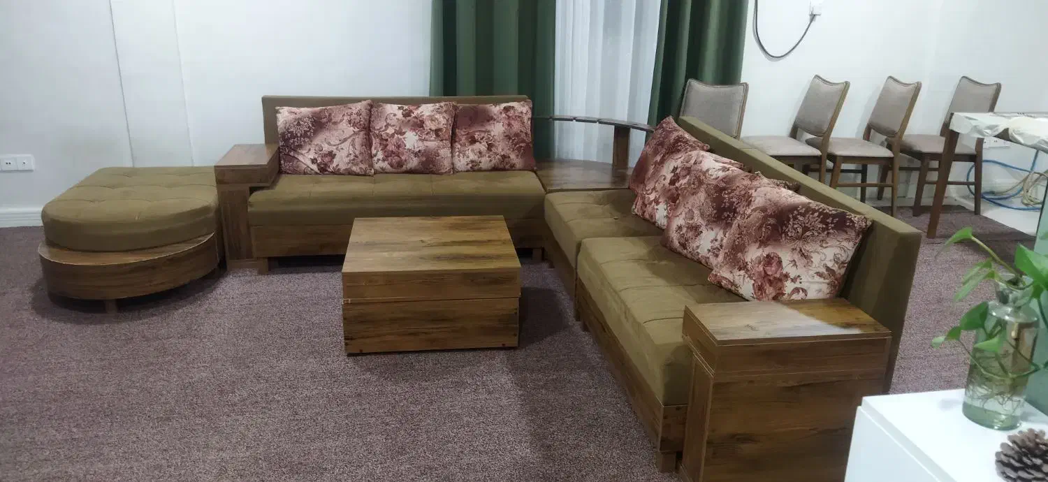 مبل هفت نفره|مبلمان خانگی و میز عسلی|شوش, |دیوار