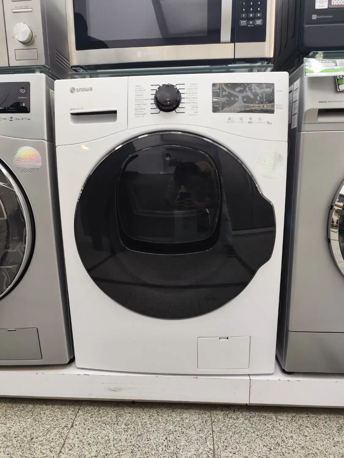 ماشین لباسشویی 9 کیلویی f92 اسنوا|ماشین لباسشویی و خشککن لباس|ملایر, |دیوار