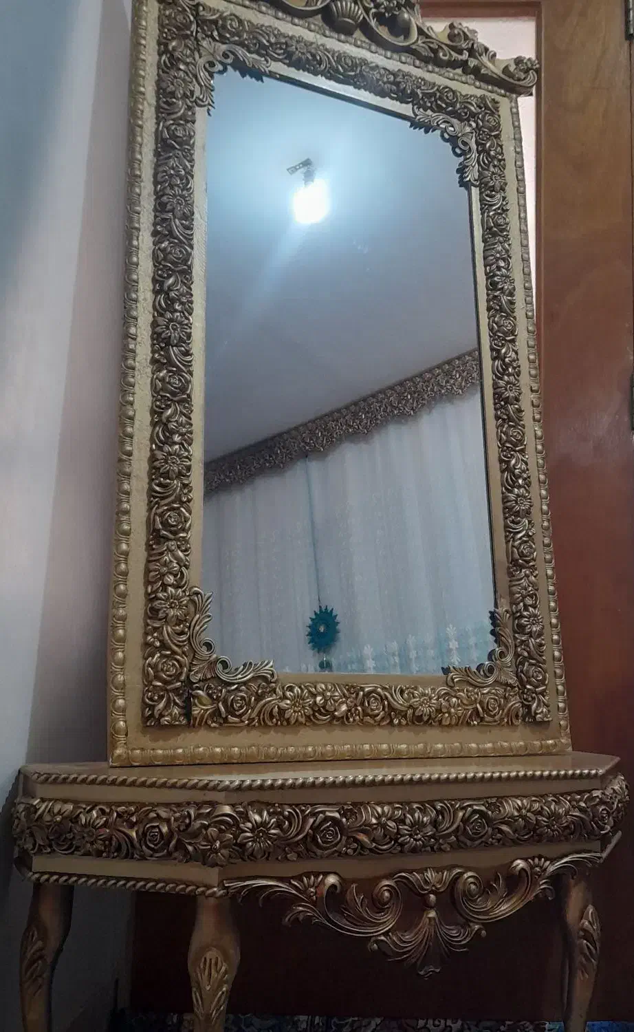 یک عدد اینه کنسل درحد|بوفه، ویترین، کنسول|یزد, |دیوار