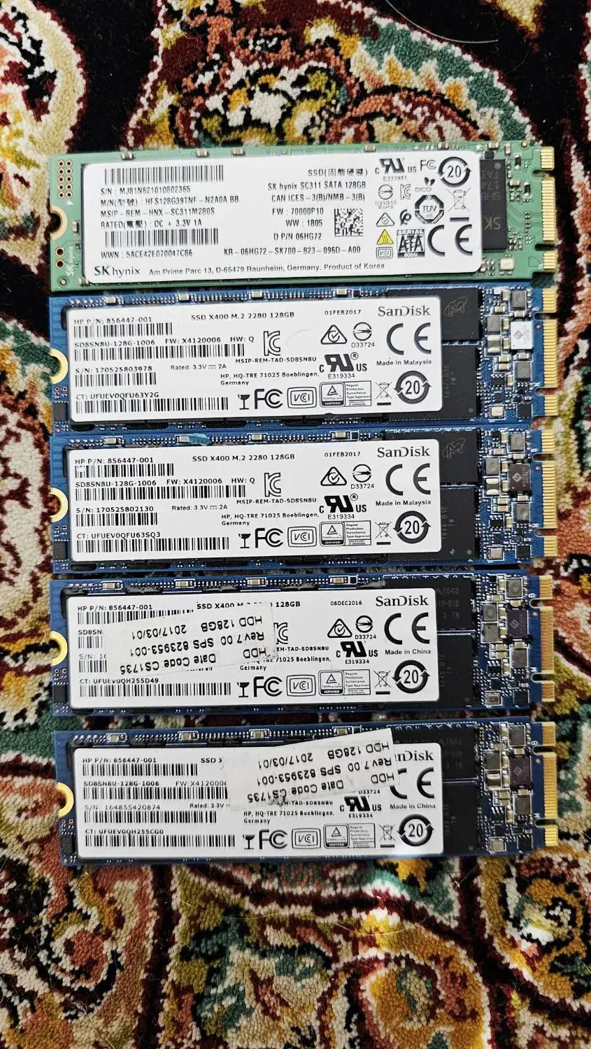 ssd m2 128gb|قطعات و لوازم جانبی رایانه|تهران, شمس‌آباد|دیوار