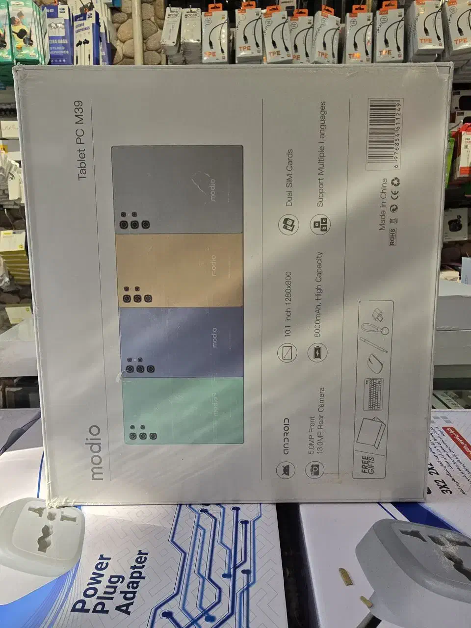 تبلت ۱۰اینچی برند مودیو ۵۱۲گیگ ۲سیم کارت|تبلت|قم, حمام تالار|دیوار